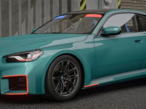 BMW M2 G87 Police Modern Lights