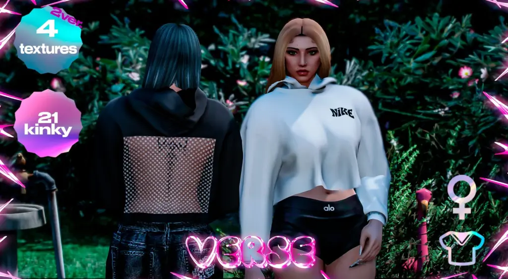 Crop hoodie for MP Female 1.0