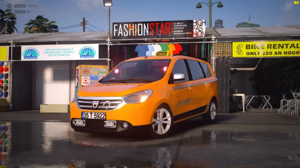 Dacia Lodgy Etiket Taksi
