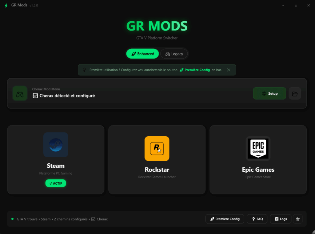 GR-Switcher - Advanced Platform Switcher for GTA V 1.0
