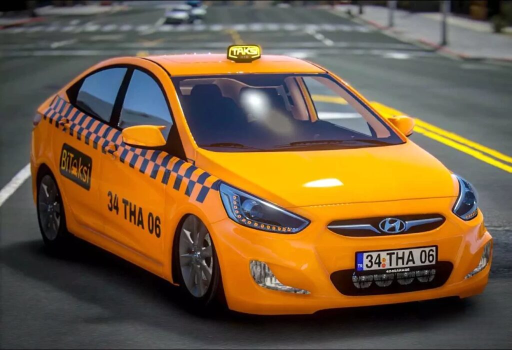 Hyundai Accent Blue Taksi