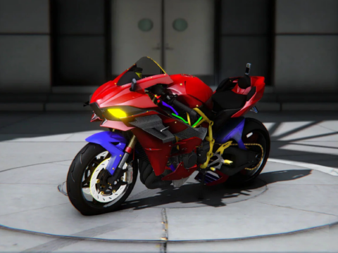 Kawaski Ninja H2 Machino Super Charged Edition