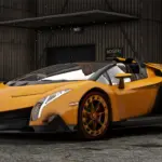 Lamborghini Veneno Roadster 24K Gold