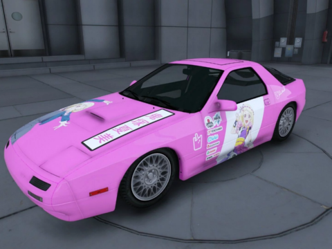 Mazda RX-7 FC3S LHD Natsumi Onitsuka Love Live Superstar