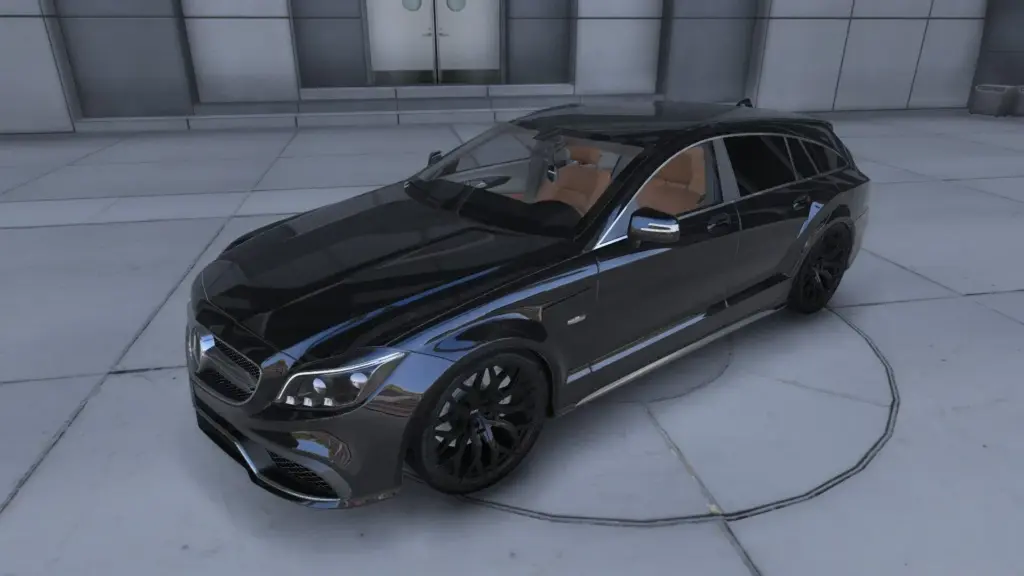 Mercedes-AMG S63 Wagon Police Modern Lights