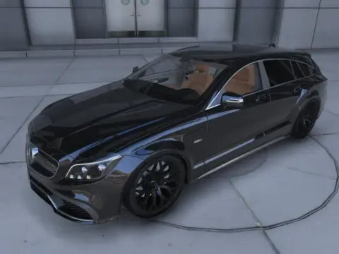 Mercedes-AMG S63 Wagon Police Modern Lights