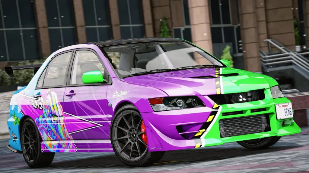 Mitsubishi Lancer Evolution IX MR Evil Empire Vinyl