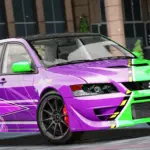 Mitsubishi Lancer Evolution IX MR Evil Empire Vinyl