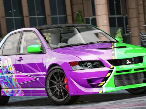 Mitsubishi Lancer Evolution IX MR Evil Empire Vinyl