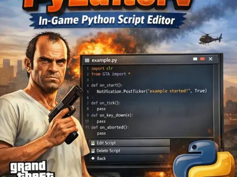 PyEditorV (pyloader) - In-Game Python Script Editor V0.1