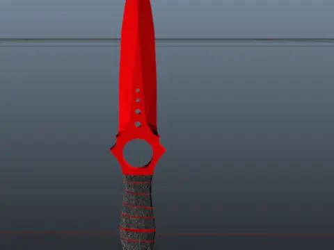Skeleton Knife Doppler Ruby