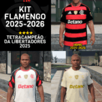 T-Shirts Soccer C. R. Flamengo Adidas kit 2025-2025 T-Shirts Soccer C. R. Flamengo Adidas kit 2025-2025