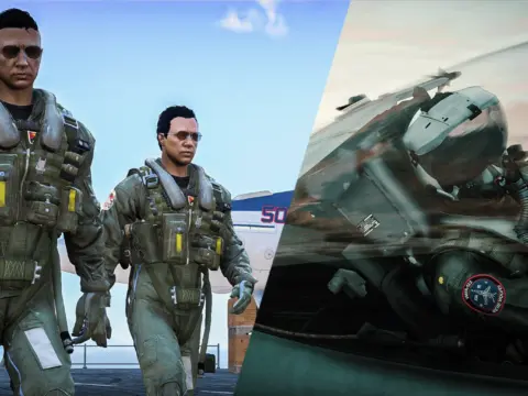 US Navy - USMC Post 2000s | Fighter/Helicopter/Transport Pilot | Custom Patches EUP(SP/FiveM Addon) V1.1