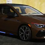 Volkswagen Golf 8R Police Modern Lights