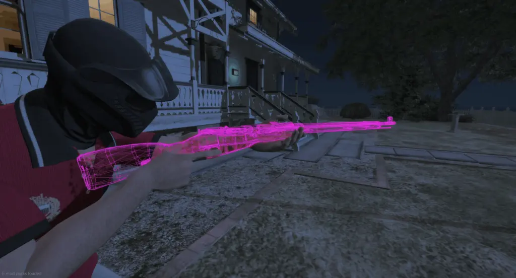 Wireframe Mosin Nagant [Animated | Replace / FiveM] V FINAL