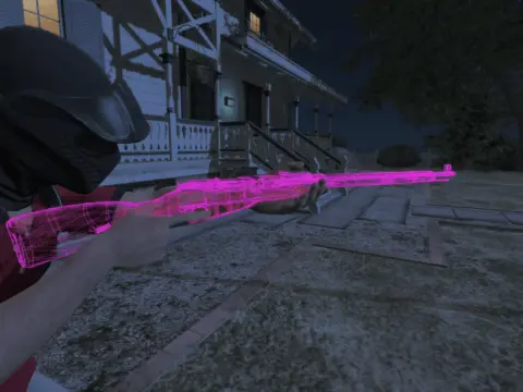 Wireframe Mosin Nagant [Animated | Replace / FiveM] V FINAL