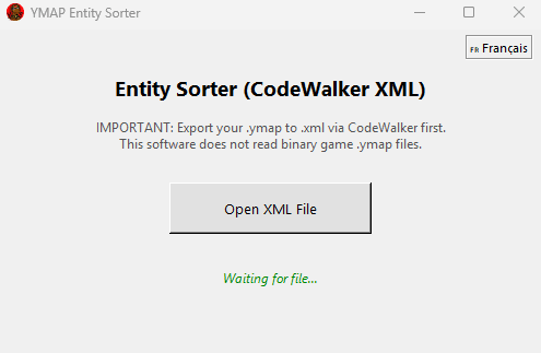 YMAP Entity Sorter
