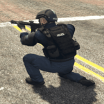 Full Armor LSPD SWAT Ped Model