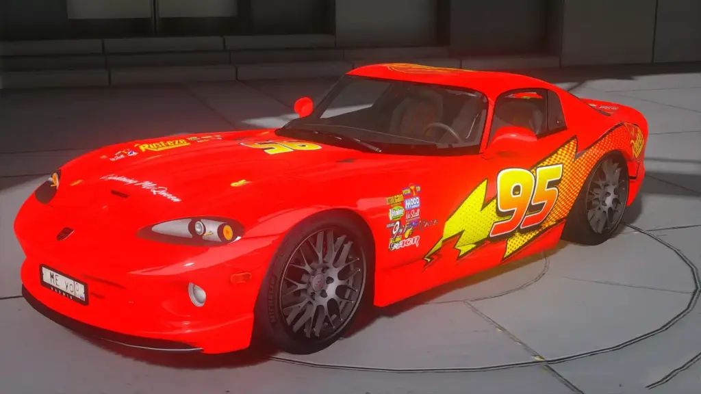 1999 Dodge Viper Lightning McQueen