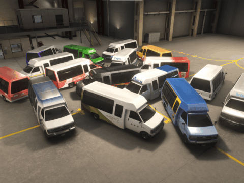 Brute Shuttle Bus Livery Pack 1.0