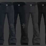 CHROME HEARTS Flared Jeans with Crosses [MP Male]