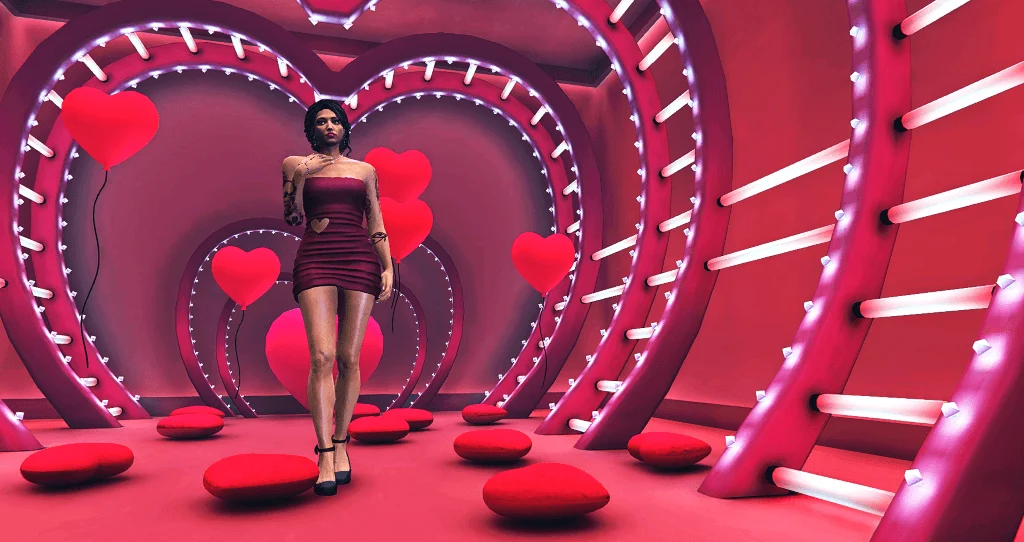Cordelia Dress for MP Female | Valentine's Collection V1.0