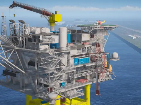 Fixed Platform Oil Rig