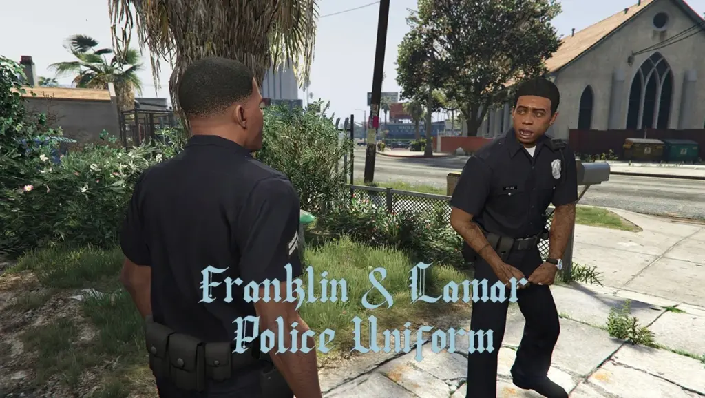 Franklin and Lamar Police Uniform 1.0