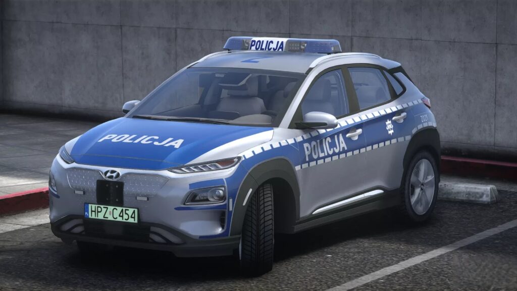 Hyundai Kona Polskiej Policji
