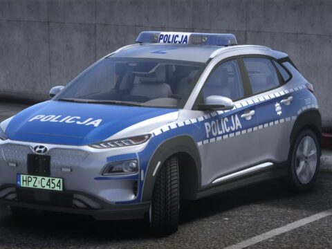 Hyundai Kona Polskiej Policji