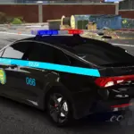 Kia K5 2022 - Kazakhstan Police3