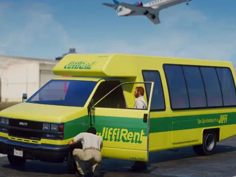 Mapped Rental Shuttle Bus