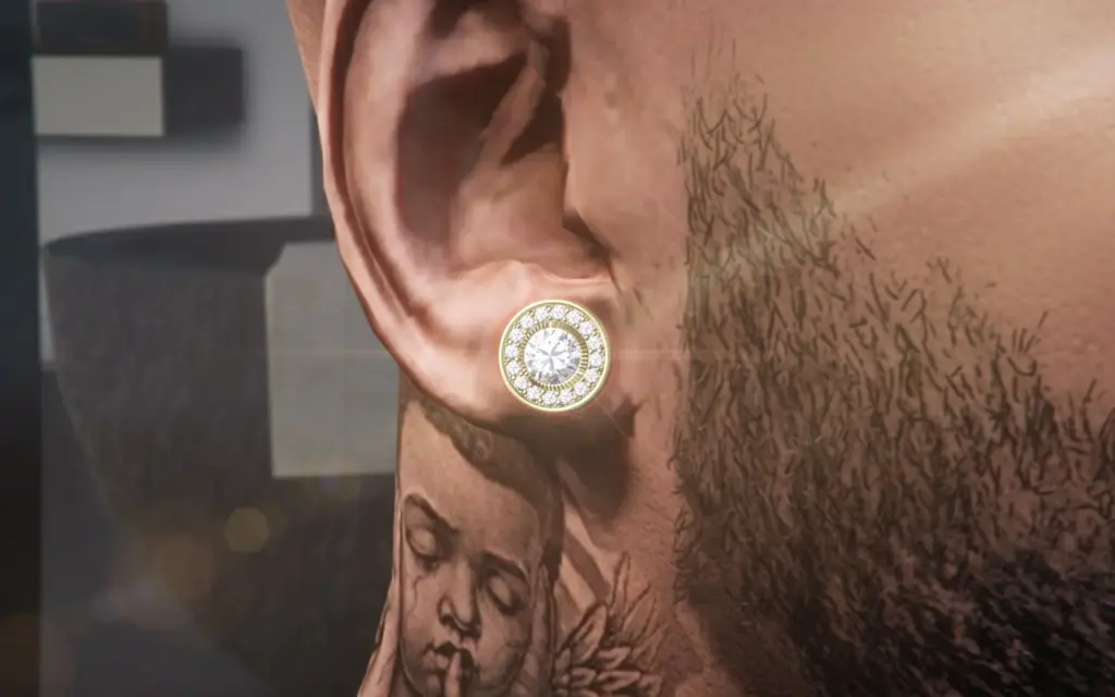 Orbit Diamond Earrings (4.50 CTW) for Franklin, MP Male & Female V1.0