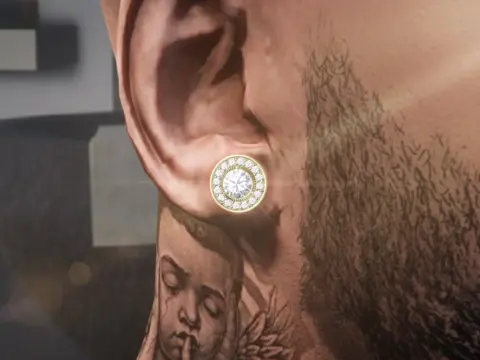 Orbit Diamond Earrings (4.50 CTW) for Franklin, MP Male & Female V1.0