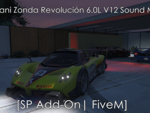Pagani Zonda Revolución 6.0L V12 Sound Mod [SP Add-On | FiveM] V0.1