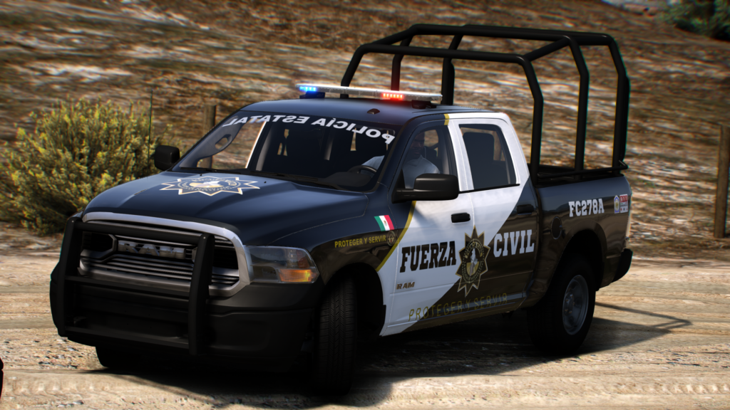 Ram 2023 Fuerza Civil Nuevo Leon MX ELS Add-On 1.0