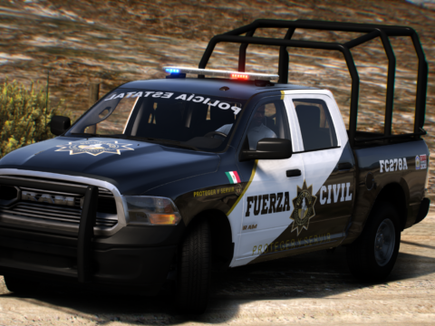 Ram 2023 Fuerza Civil Nuevo Leon MX ELS Add-On 1.0