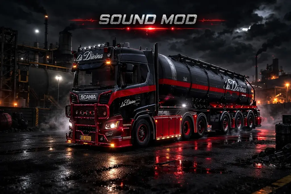 SCANIA V8 STRAIGHT PIPE - SOUND MOD [ADD-ON/ SP/FIVEM ] V0.1