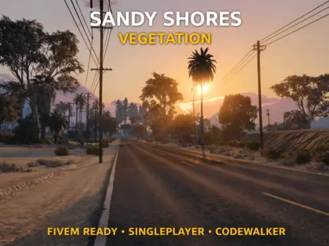 Sandy Shores Vegetation [YMAP / FiveM] V1.0