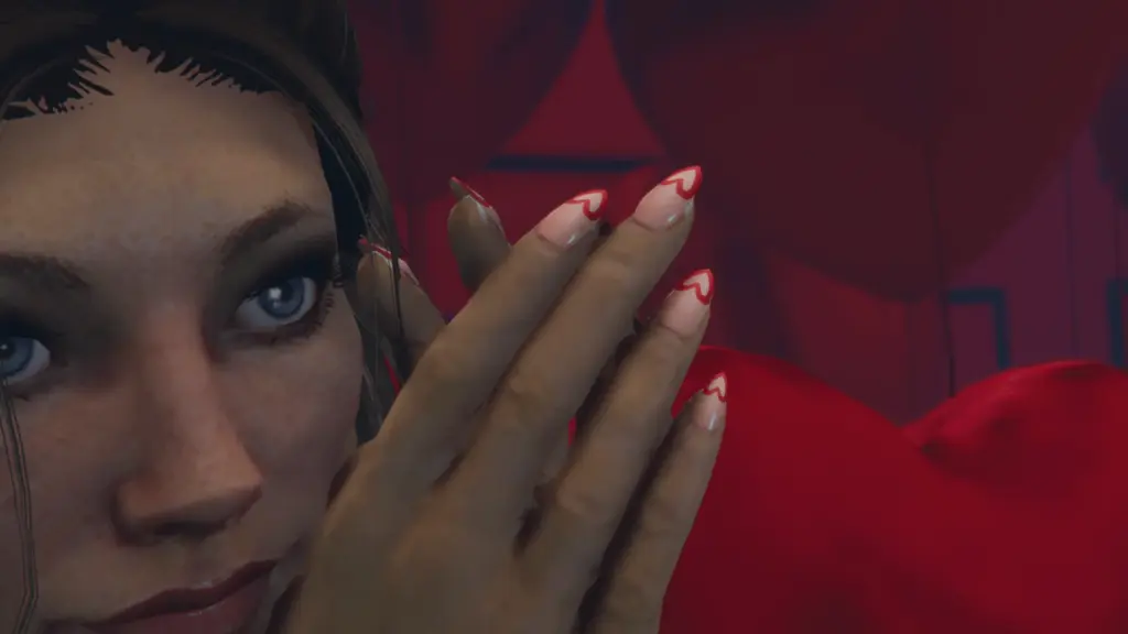 Valentines Heart Nails for MP Female