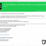 L.A. Real Weapon & Radio Station Icons