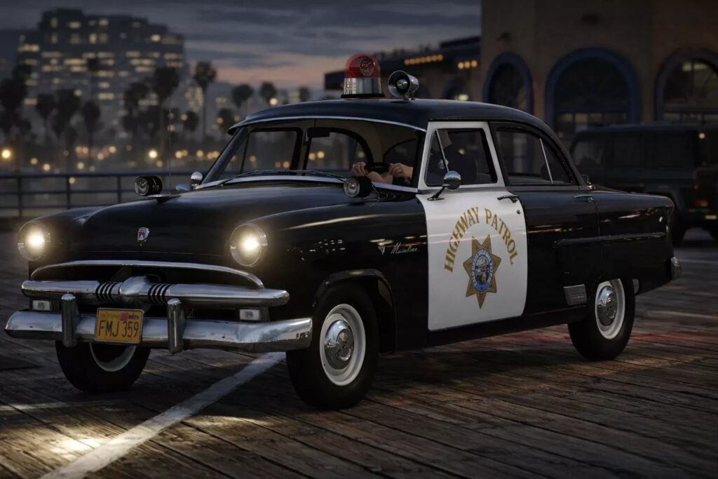 1953 Ford Customline Police