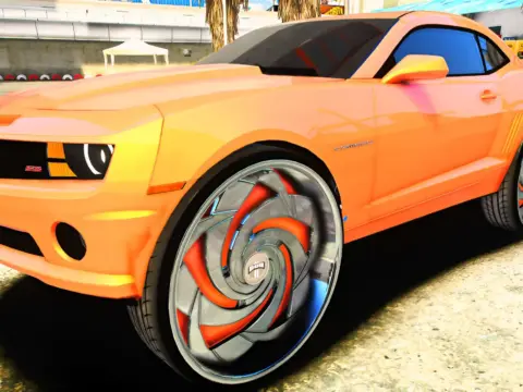 2013 Chevrolet Camaro SS On 32 Inch Dubbed Rims