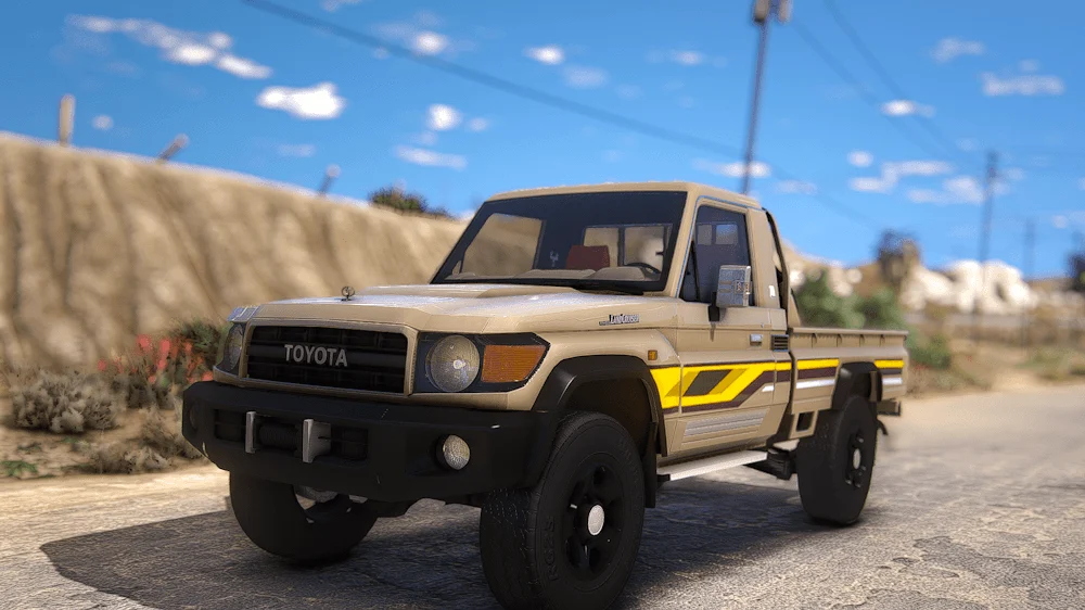 2022 Toyota Land Cruiser 70 Series Pickup [Add-on | FiveM | Tuning | Debadged] V1.0 