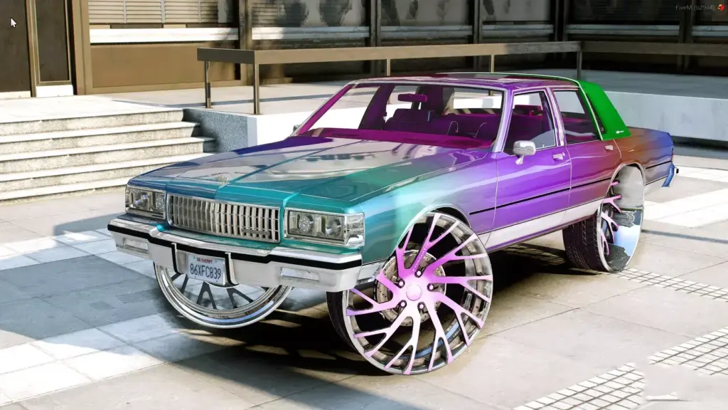 Chevrolet Caprice On Forgiatos Custom Multicolor