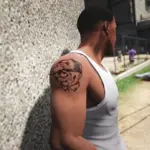 CJ's Clown Tattoo For Franklin 1.0