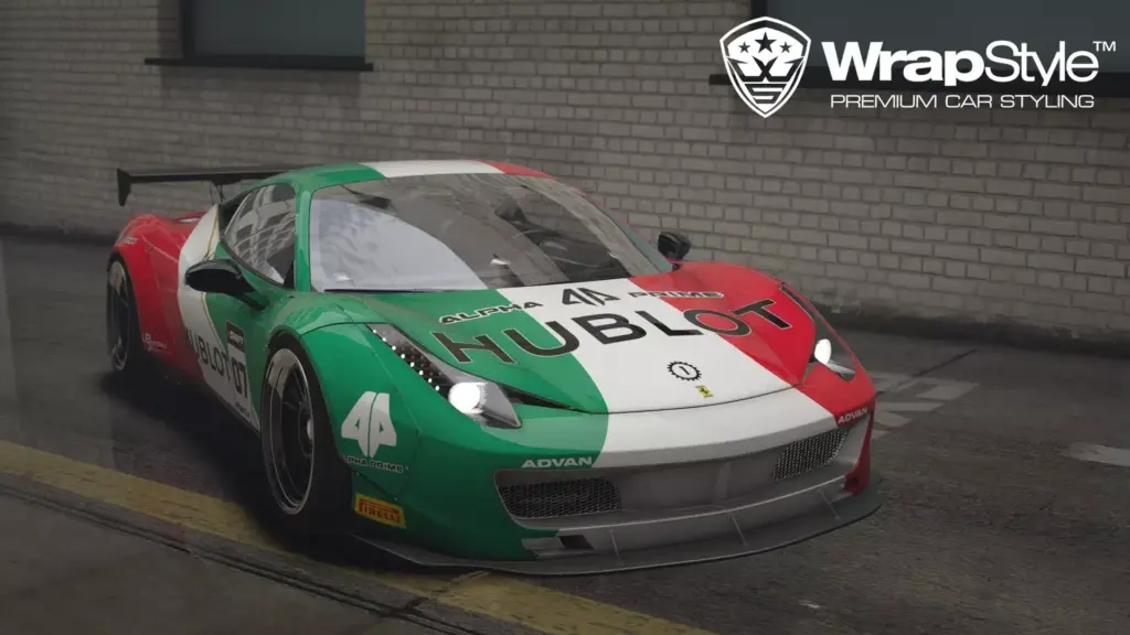 Ferrari 458 Liberty Walk Flag of Italy