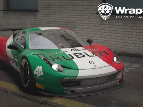 Ferrari 458 Liberty Walk Flag of Italy