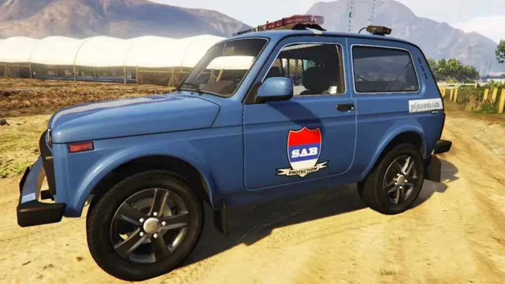 Lada Niva — Poljočuvar Starčevo (Serbian Farm Security) [Replace | ELS]