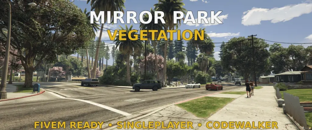Mirror Park Vegetation [YMAP / FiveM] V1.0